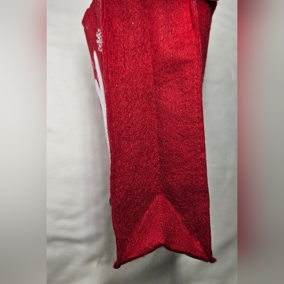 NIP Vibrant Red Felt Small Reindeer Tote Bag - Picture 6 of 9